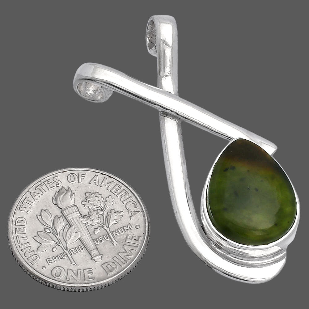 Natural Chrome Chalcedony Pendant P-1596 SDP146612-2