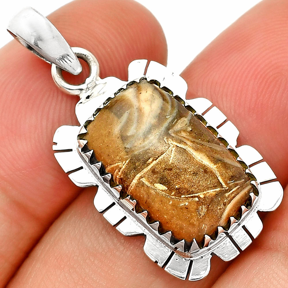 Natural Stick Agate Pendant P-1347 SDP148559-0