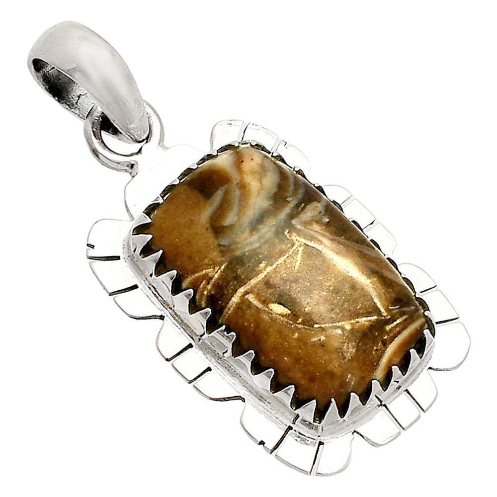 Natural Stick Agate Pendant P-1347 SDP148559-1