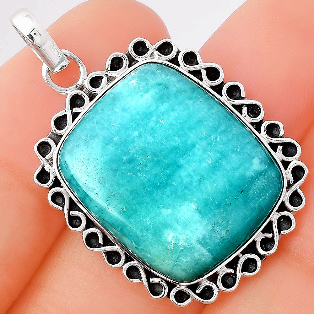 Natural Paraiba Amazonite Pendant P-1069 SDP154395-0