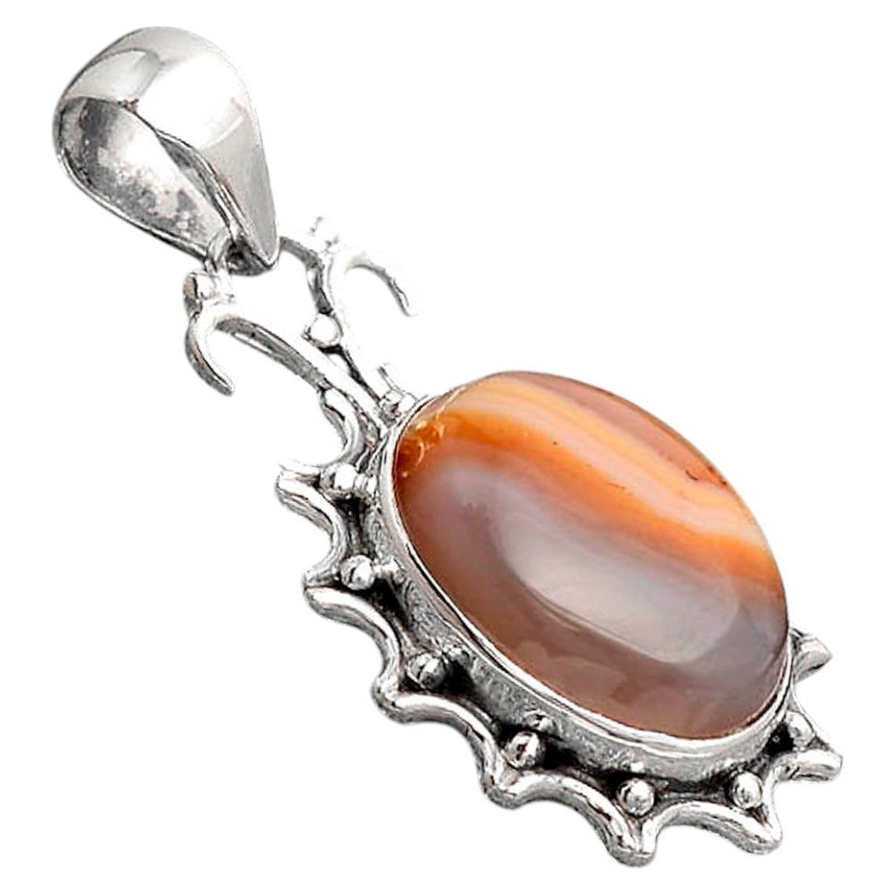 Natural Banded Onyx Pendant P-1249 SDP155785-1