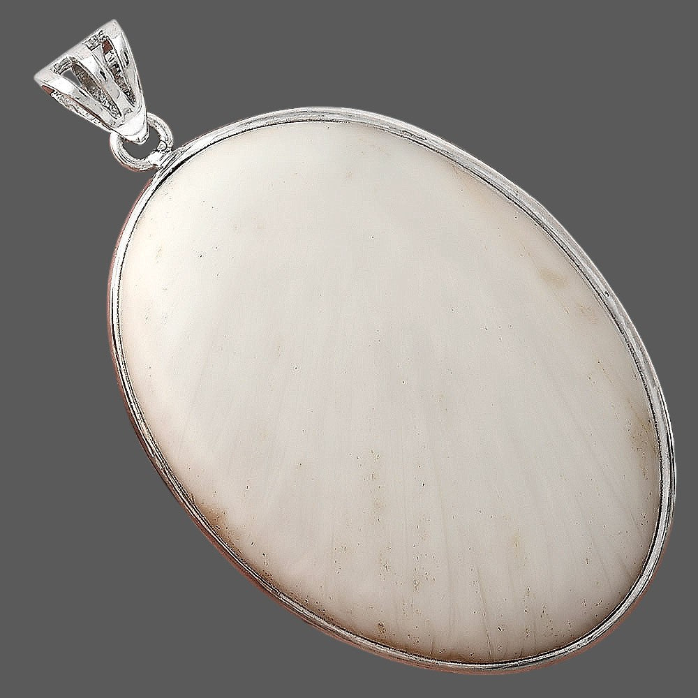 Natural White Scolecite Pendant P-1001 SDP155984-2
