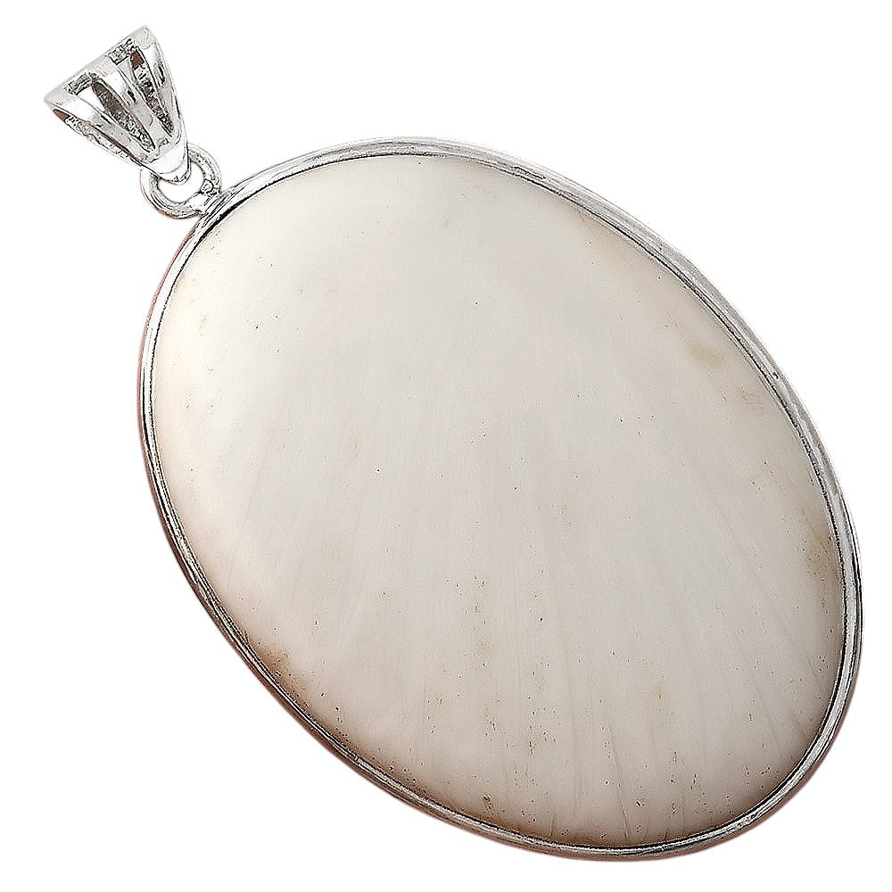Natural White Scolecite Pendant P-1001 SDP155984-1