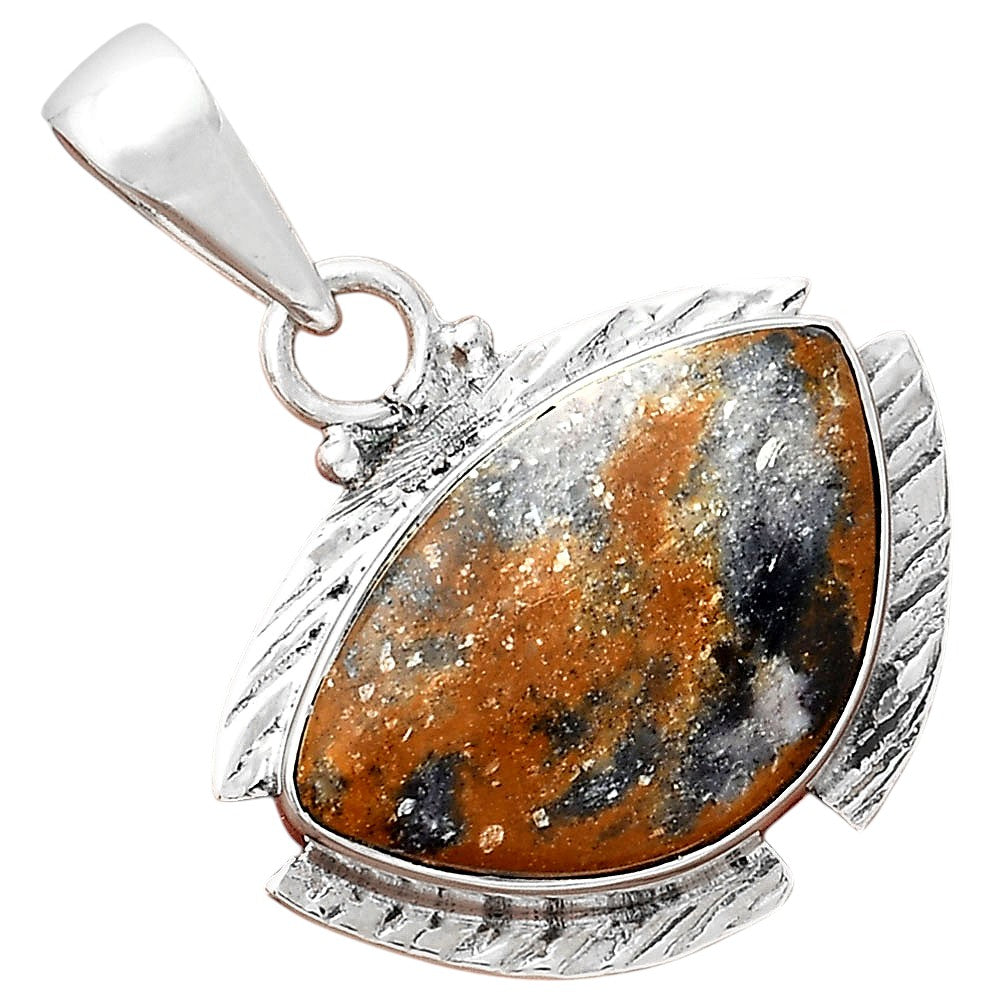 Natural Indian Blanket Jasper Pendant P-1705 SDP156266-1