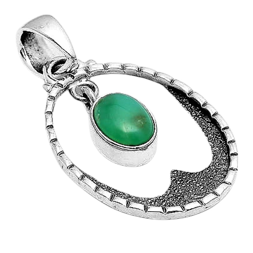 Natural Chrysoprase - Australia Pendant P-1629 SDP156742-1