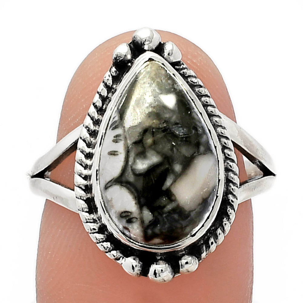 Natural Mexican Cabbing Fossil Ring size-8 R-1253 SDR225767-0