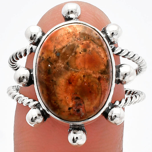 Natural Mexican Bird Eye Ring size-9.5 R-1268 SDR228952-0