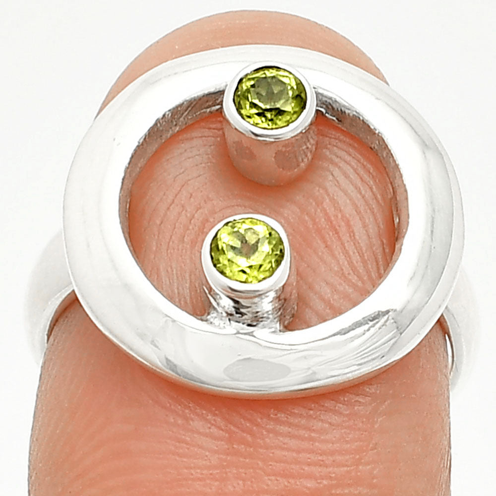 Natural Peridot Ring size-5.5 R-1540 SDR236796-0