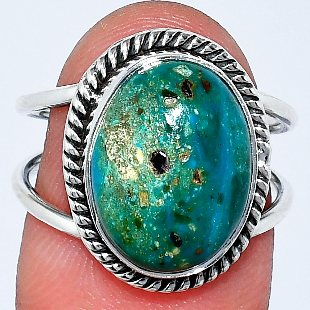Natural Peruvian Opalina Ring size-7 R-1068 SDR241149-0
