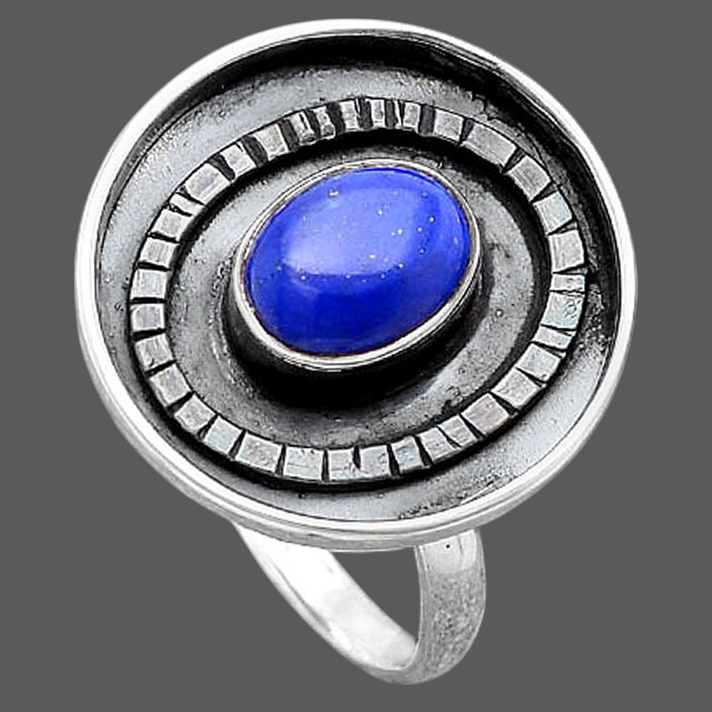 Natural Lapis Ring size-8.5 R-1080 SDR245595-2