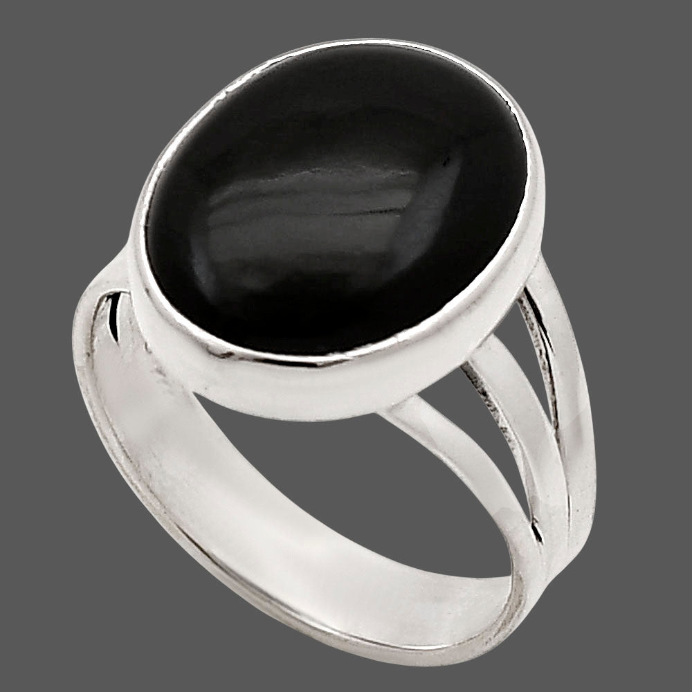 Black Onyx Ring size-9 R-1003 SDR249860-1