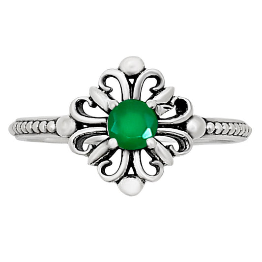Green Onyx Ring size-5.5 R-1721 SDR252091-0