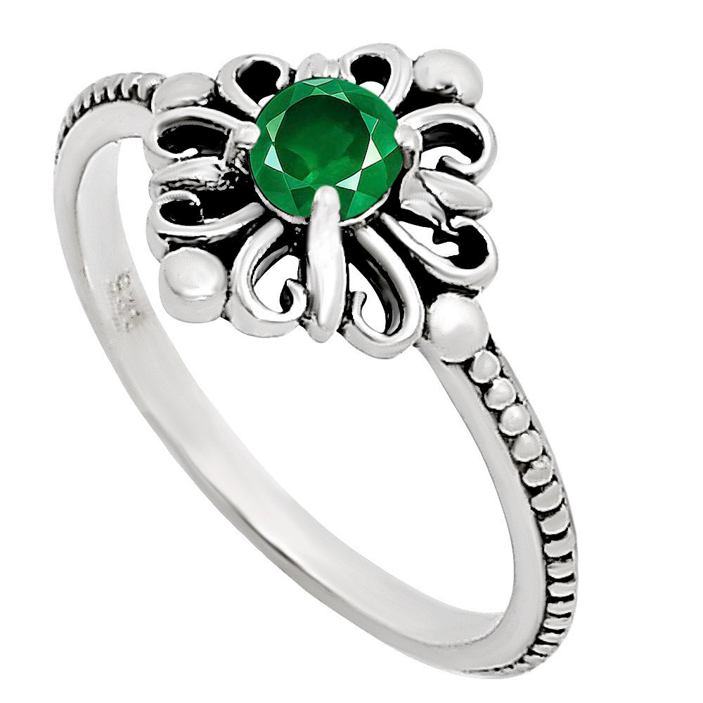 Green Onyx Ring size-5.5 R-1721 SDR252091-1