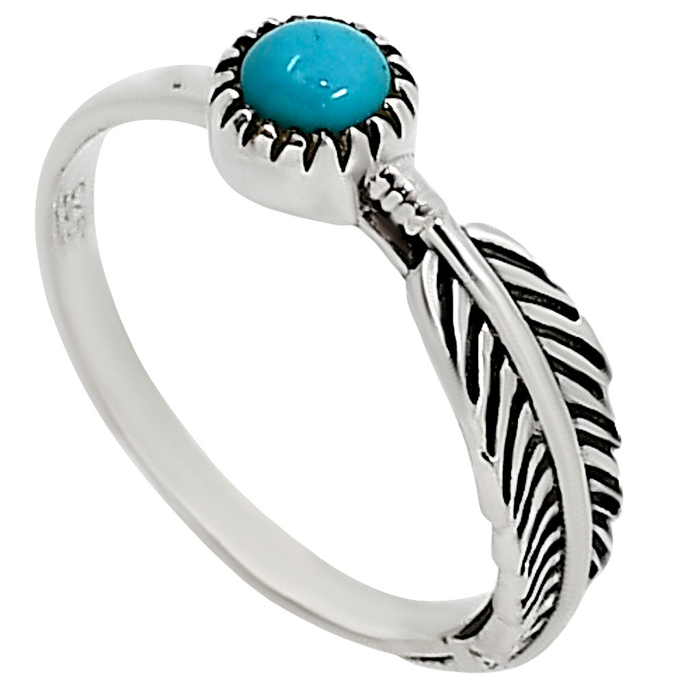 Sleeping Beauty turquoise Ring size-5 R-1042 SDR253856-2