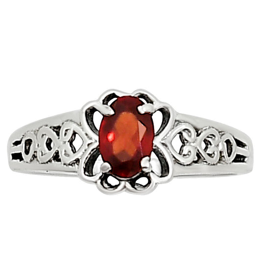 Hessonite Garnet Ring size-7 R-1172 SDR253981-0