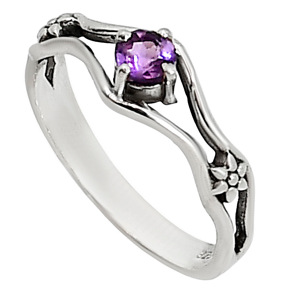 Amethyst Ring size-5 R-1720 SDR254099-2