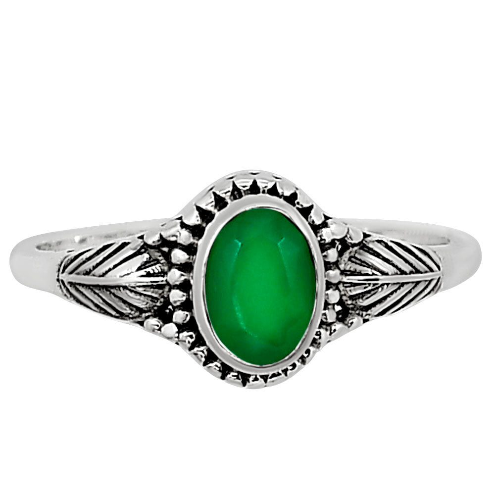 Green Onyx Ring size-6 R-1403 SDR254426-0
