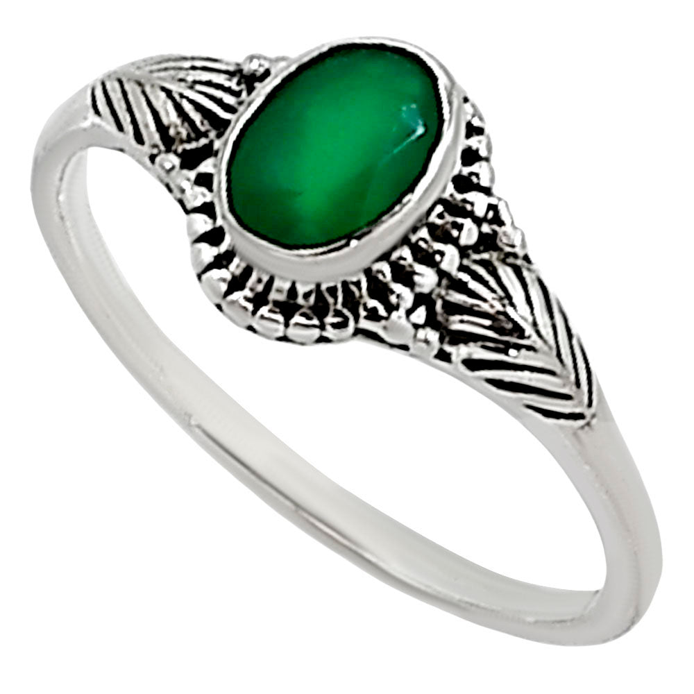 Green Onyx Ring size-6 R-1403 SDR254426-2