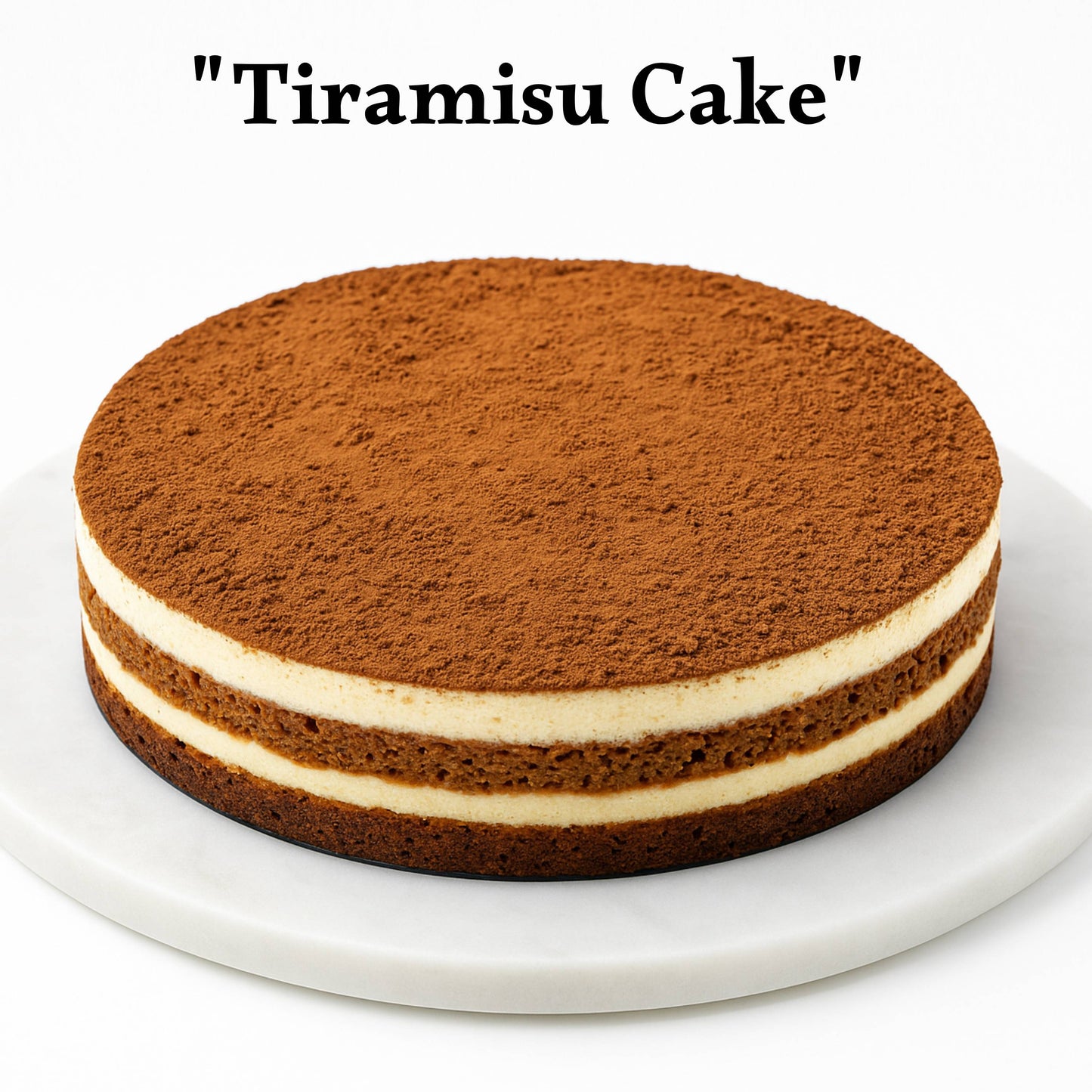 Andy Anand Sugar-Free Tiramisu Mousse Chiffon Cake, 2.2 lb – Coffee Sponge, Mascarpone Mousse, Keto & Diabetic-Friendly Birthday Gift Box