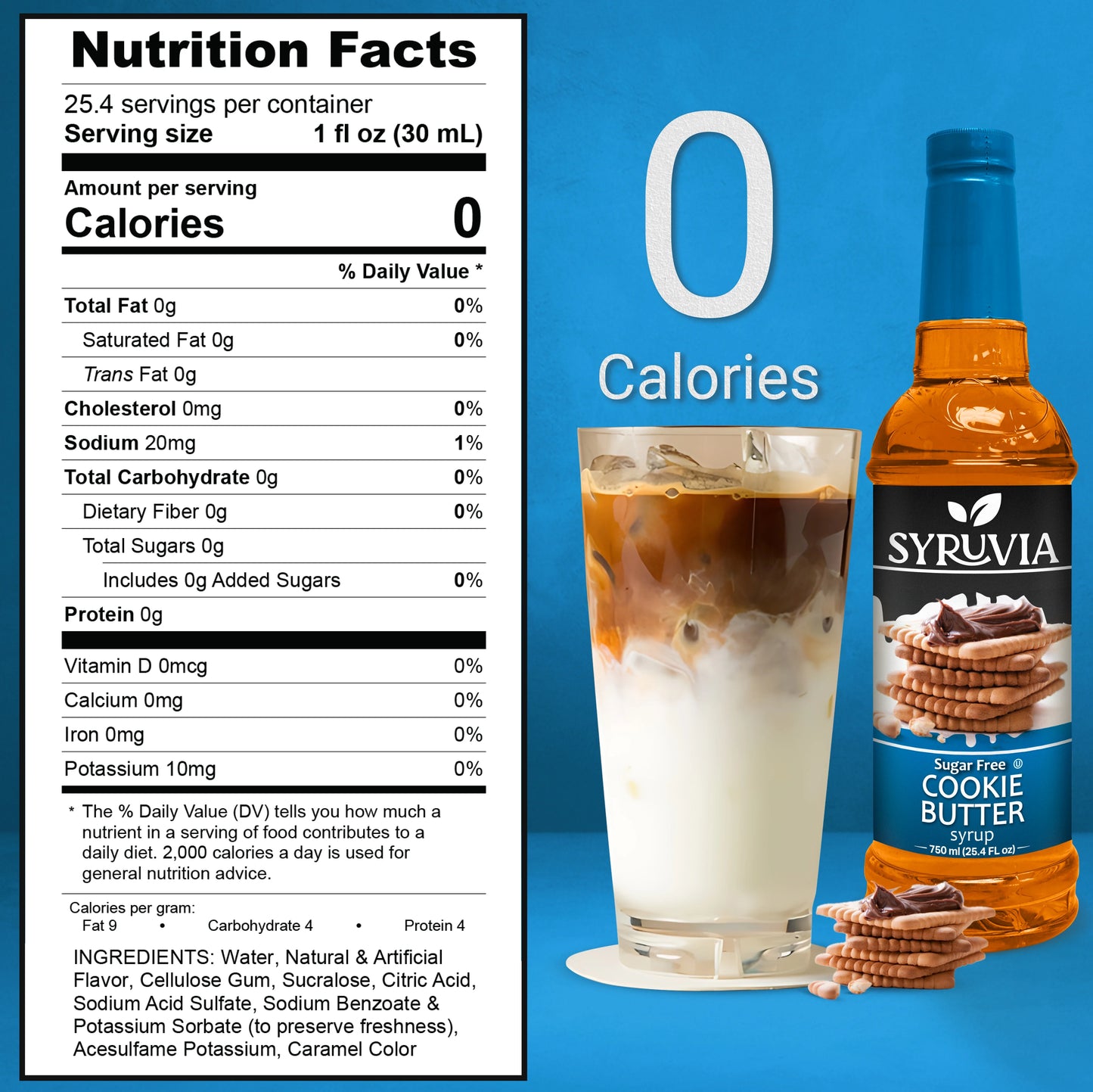 Sugar Free Cookie Butter Coffee Syrup-2