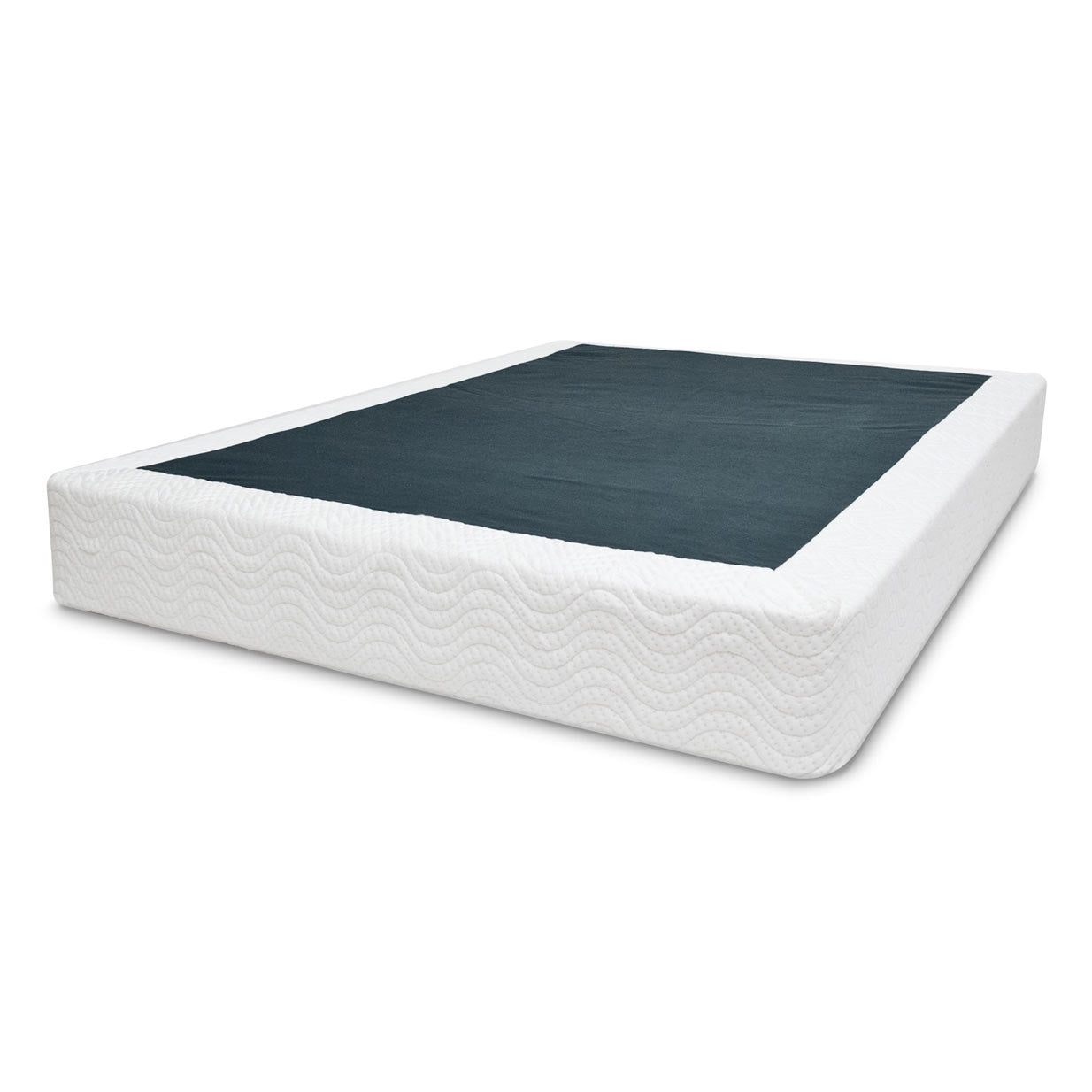 King size Metal Box-Spring Mattress Foundation with Cover-0