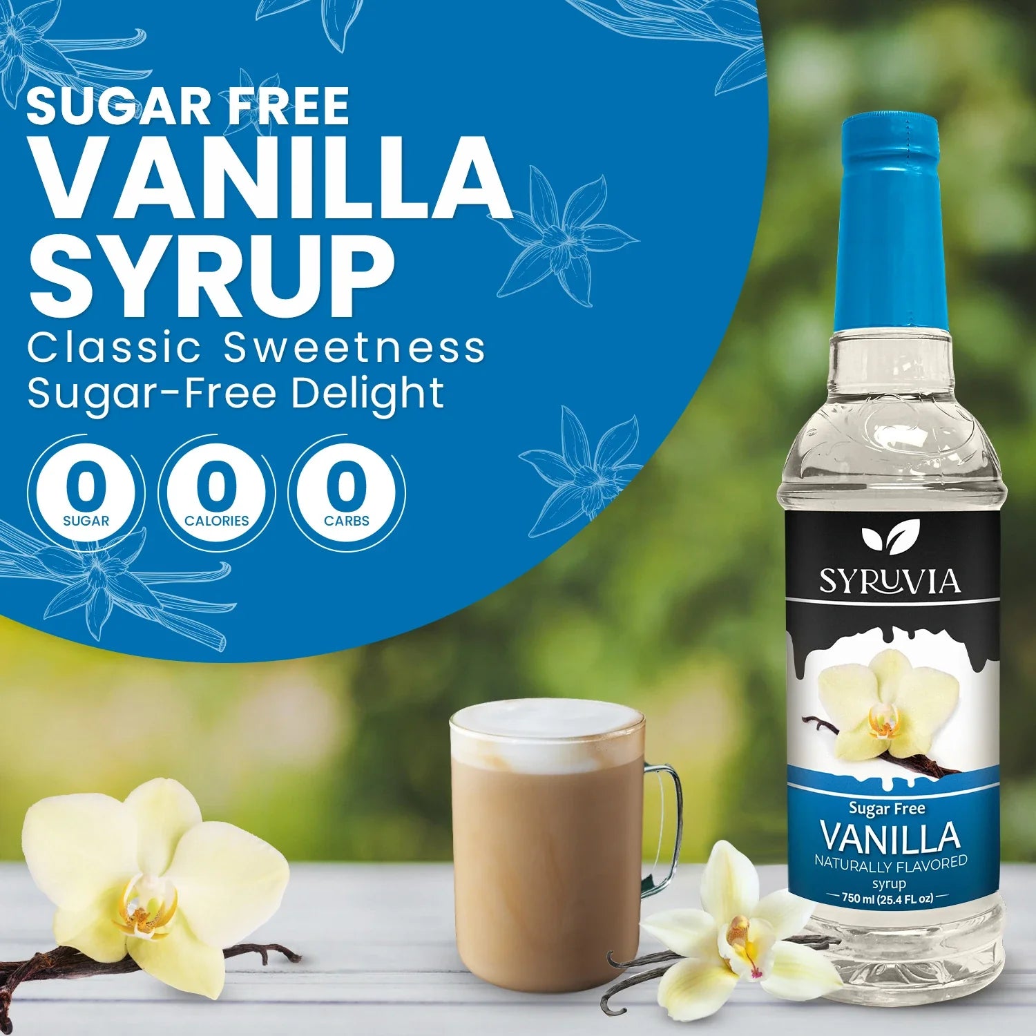 Sugar Free Vanilla Coffee Syrup-1