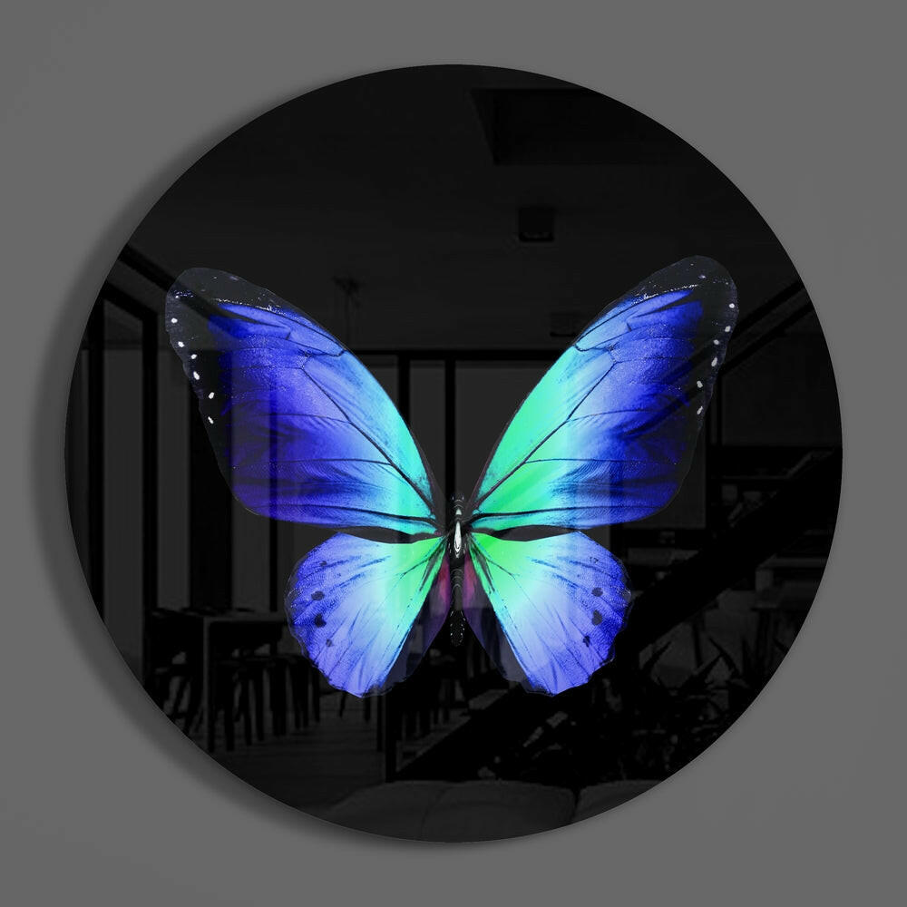 Butterfly Glass Wall Art-2