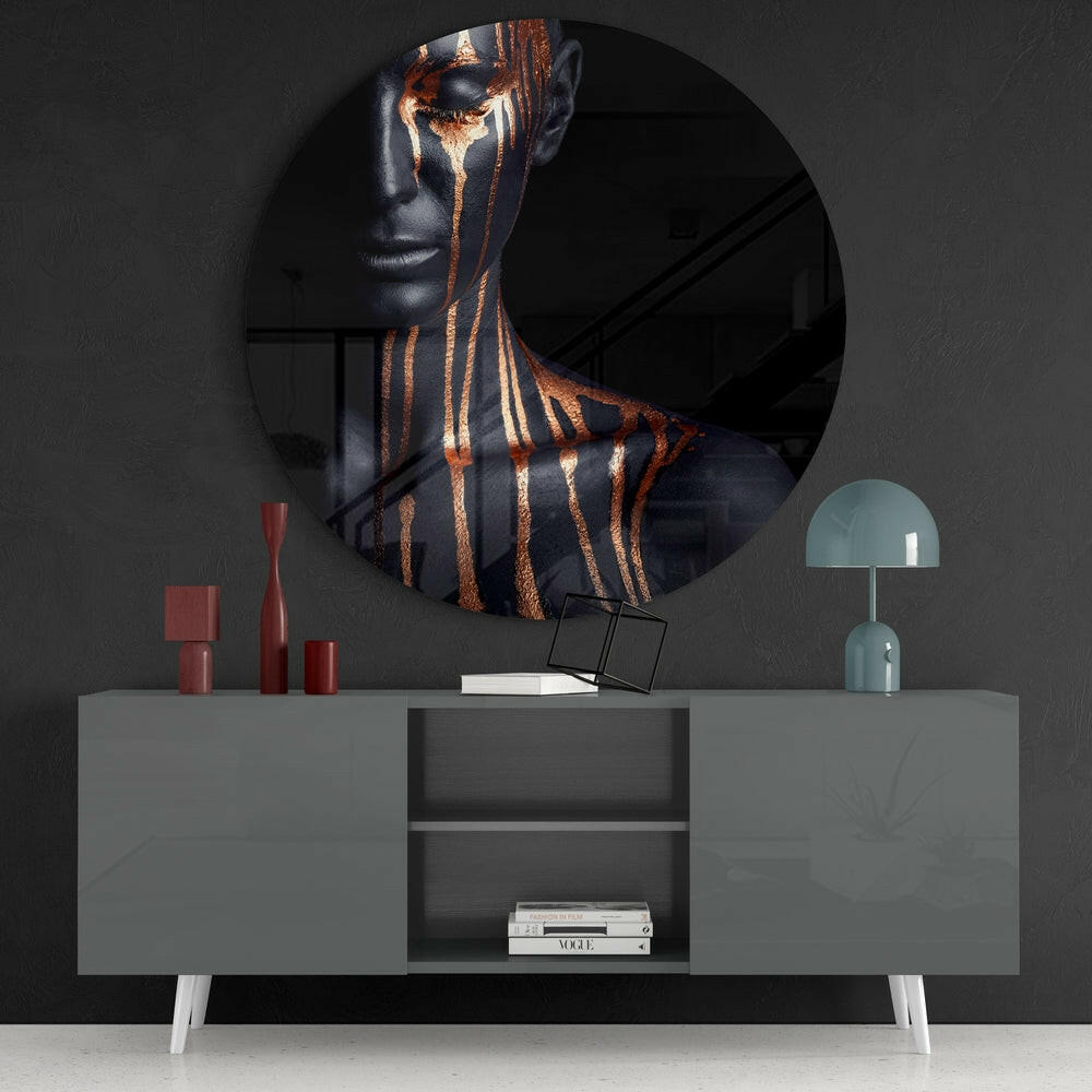Women's Glass Wall Art