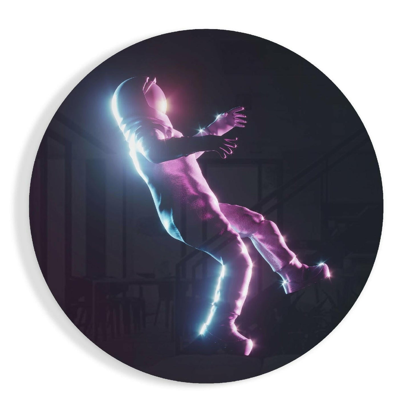 Astronaut Glass Wall Art