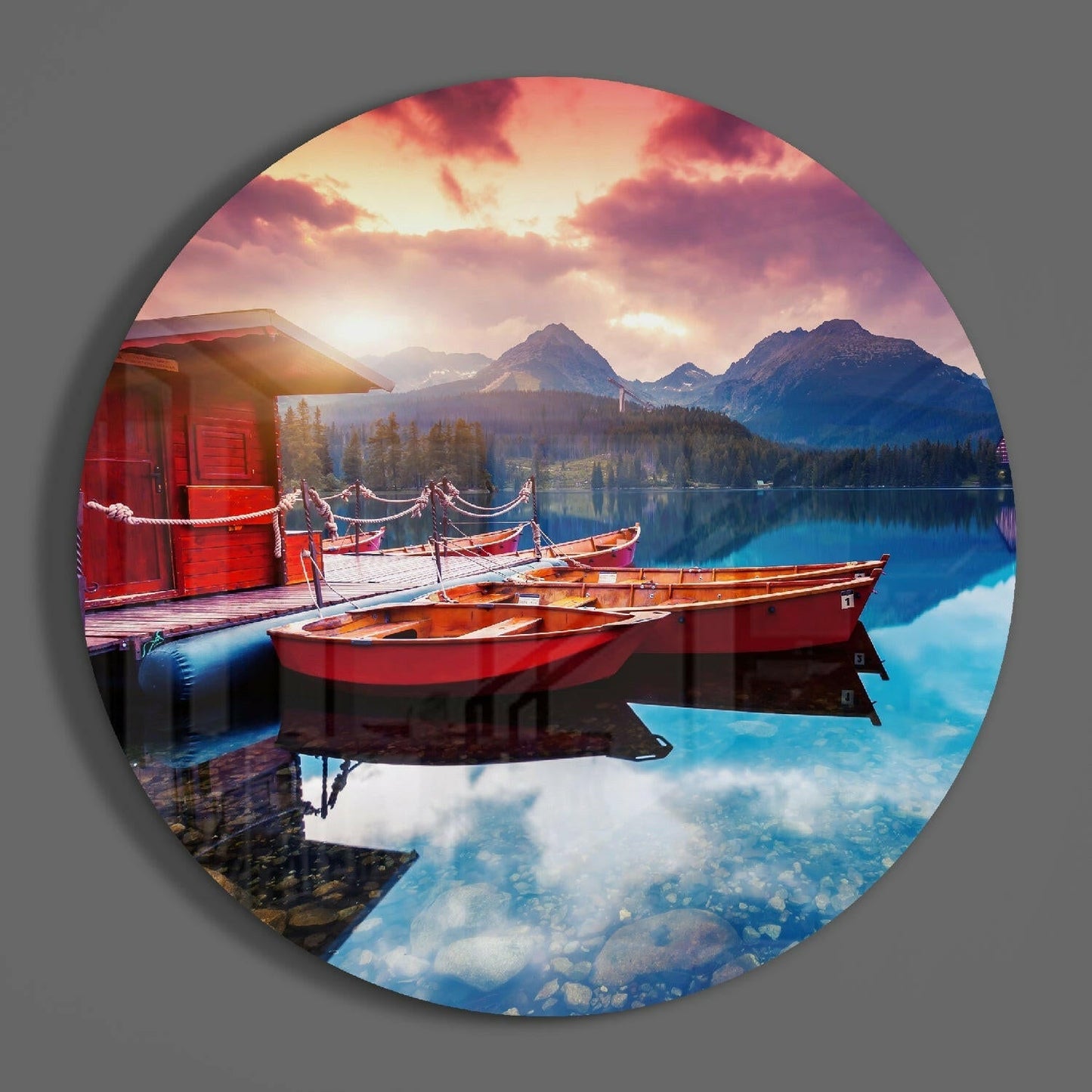 Coastal Glass Wall Art