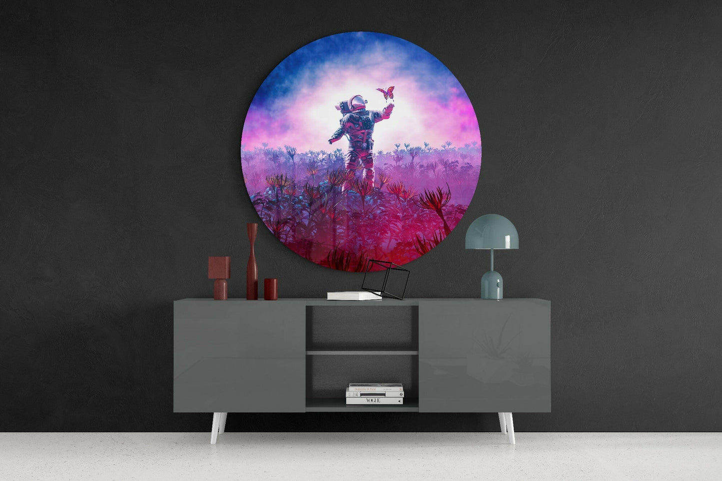 New Worlds Glass Wall Art