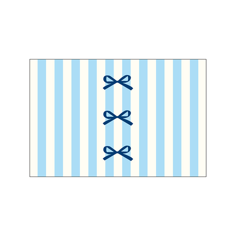 Blue Bow Knot Entryway Doormat-7