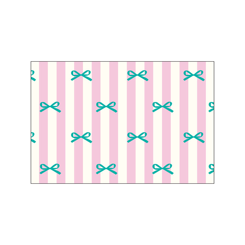 Blue Bow Knot Entryway Doormat-6