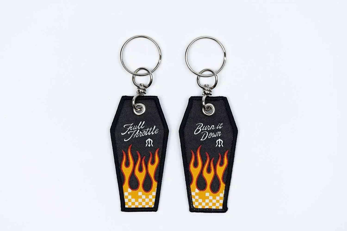 METALIZE™ Vintage Motorcycle Handmade Embroidered Keychain