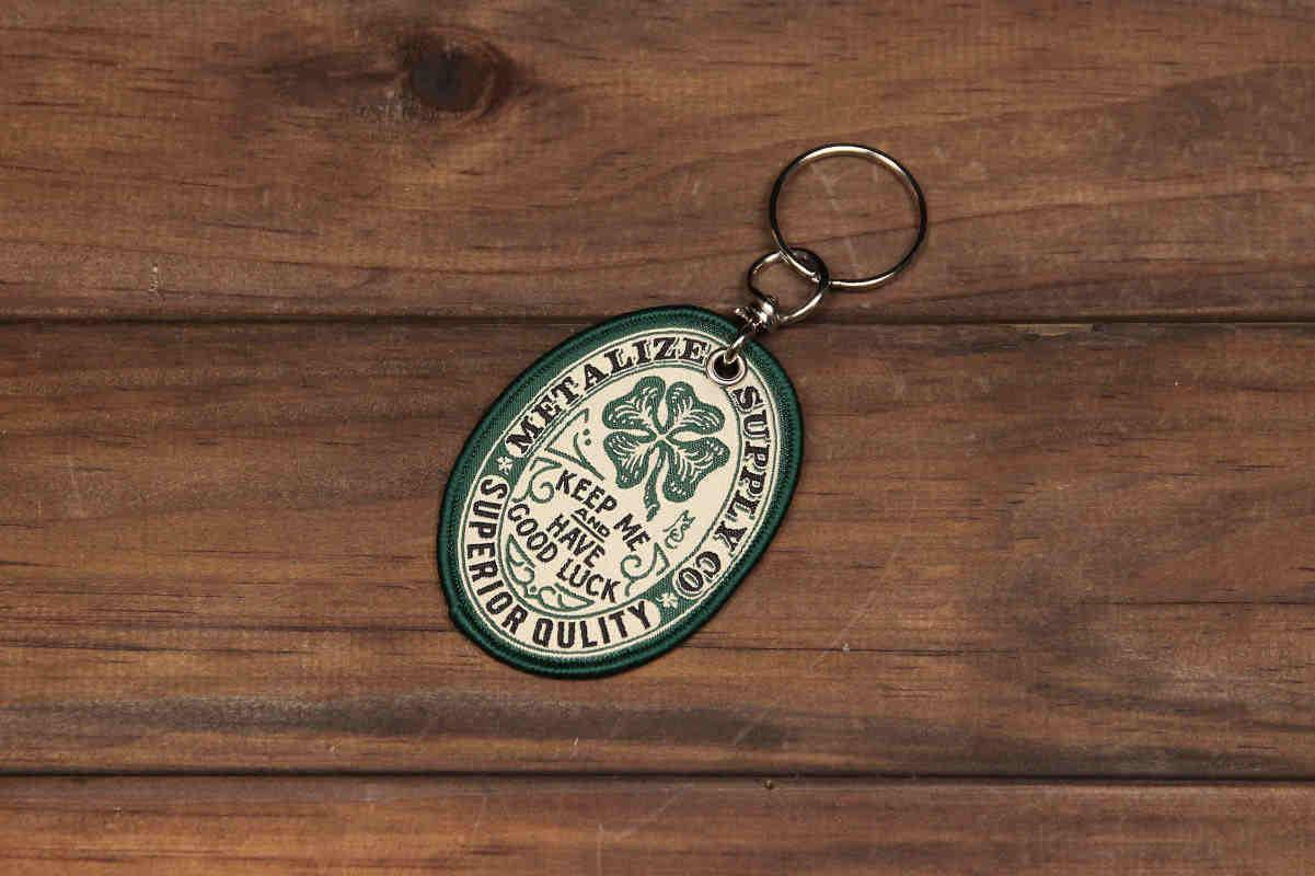 METALIZE™ Vintage Motorcycle Handmade Embroidered Keychain