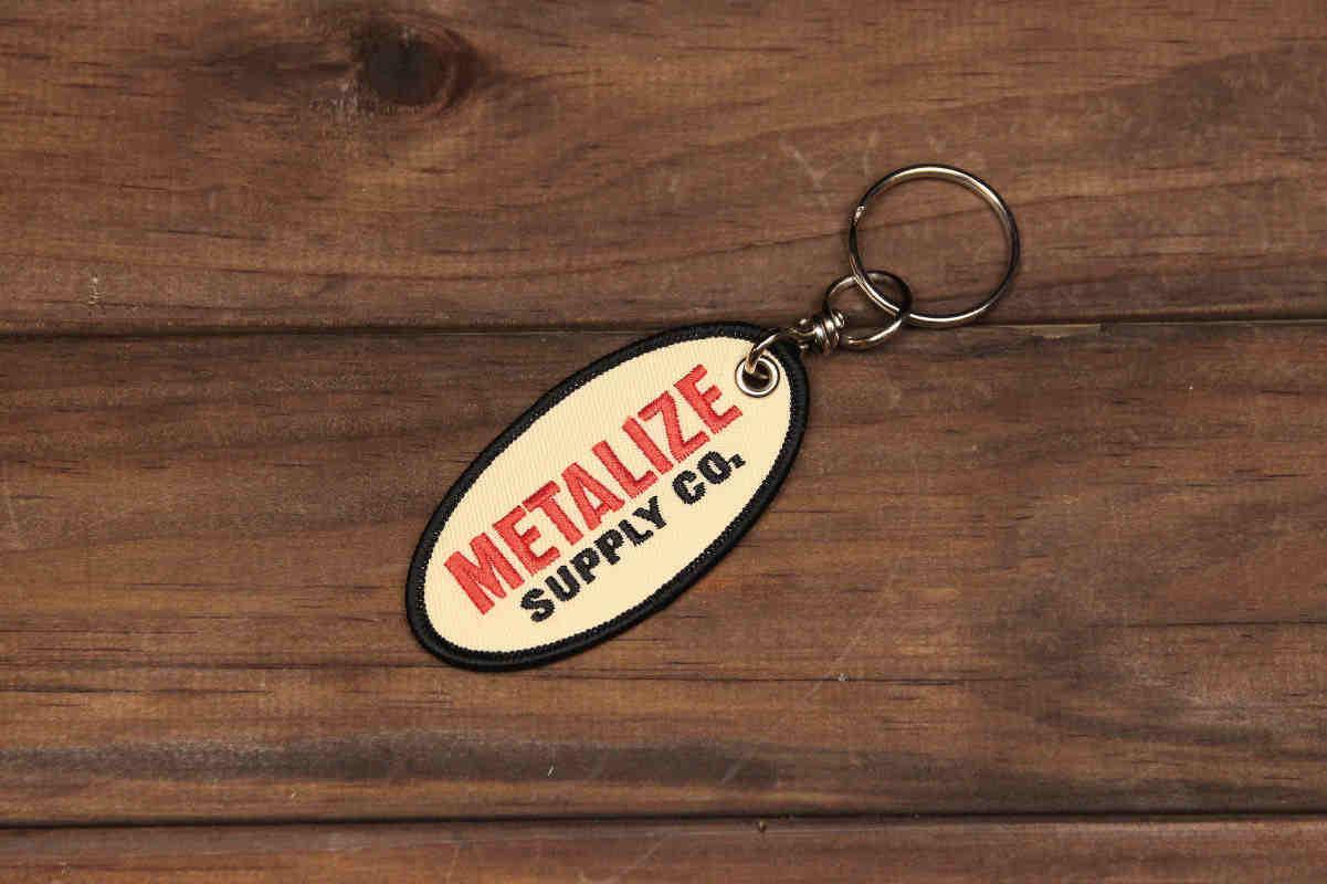 METALIZE™ Vintage Motorcycle Handmade Embroidered Keychain