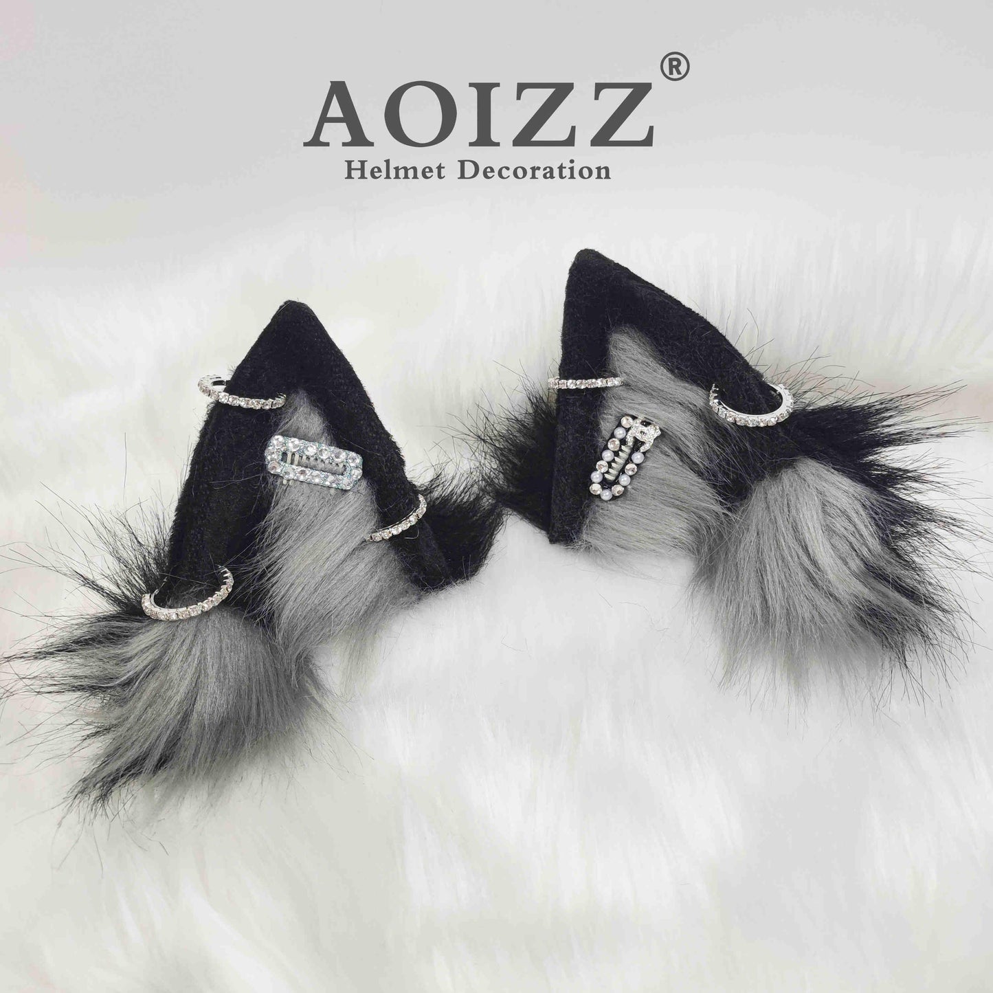 AOIZZ™ Handmade Cat Ear Helmet Decoration PRO