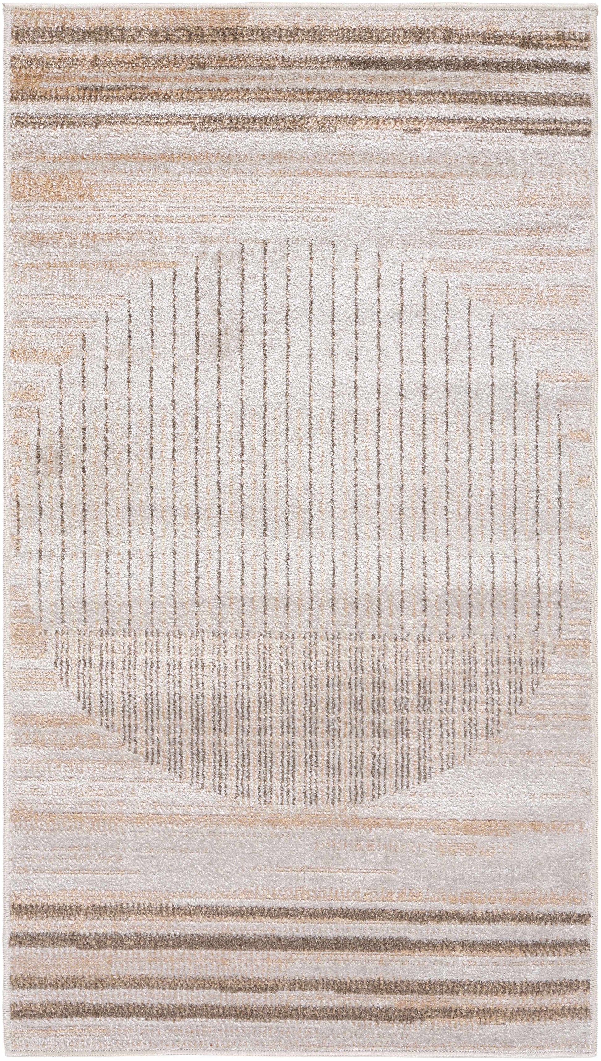 Thad Beige Washable Area Rug-1