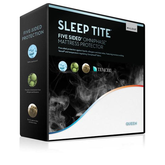 FIVE 5IDED® MATTRESS PROTECTOR WITH TENCEL™ + OMNIPHASE®
