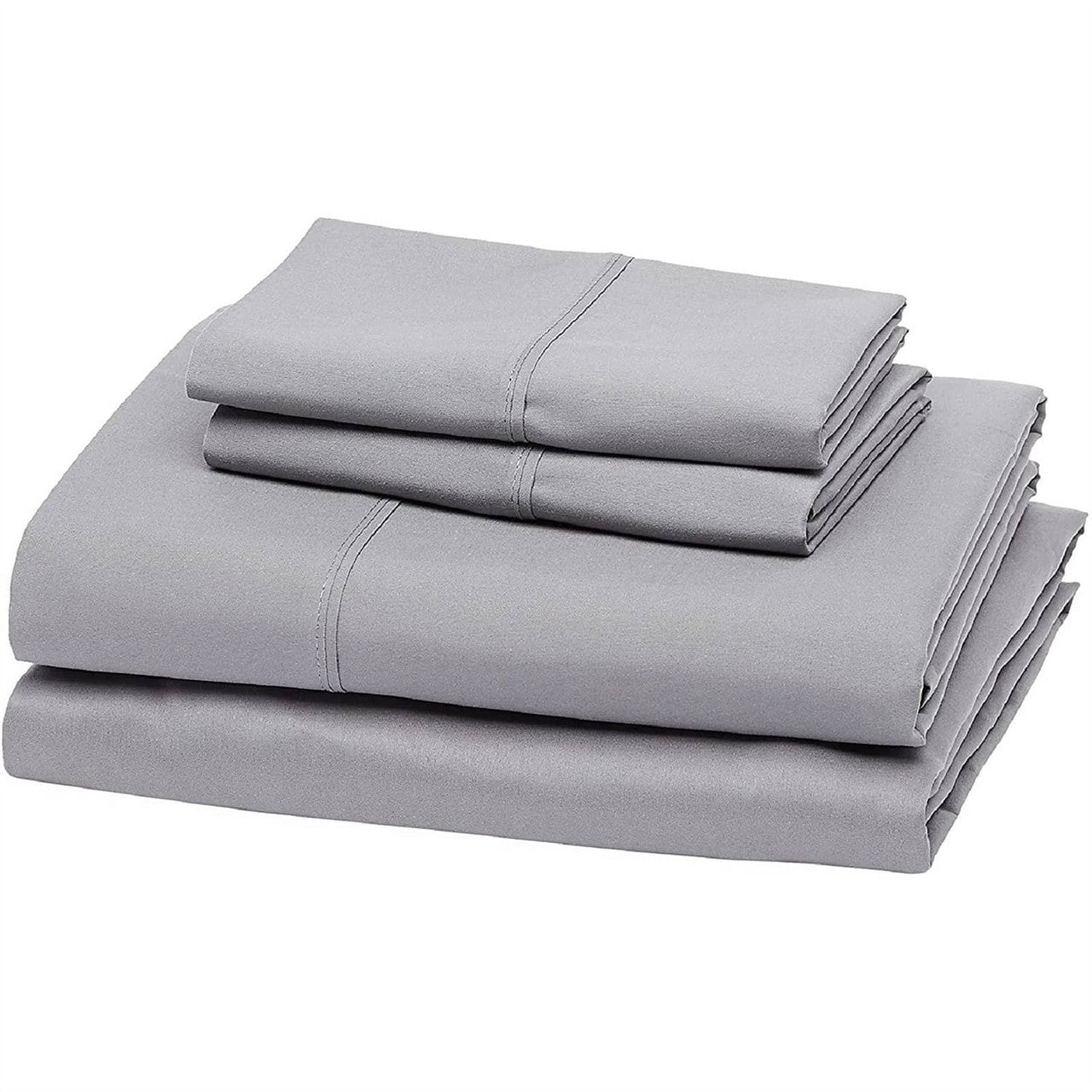 Queen Silver Grey 100-Percent Egyptian Cotton 1000 Thread Count Sheet Set-0