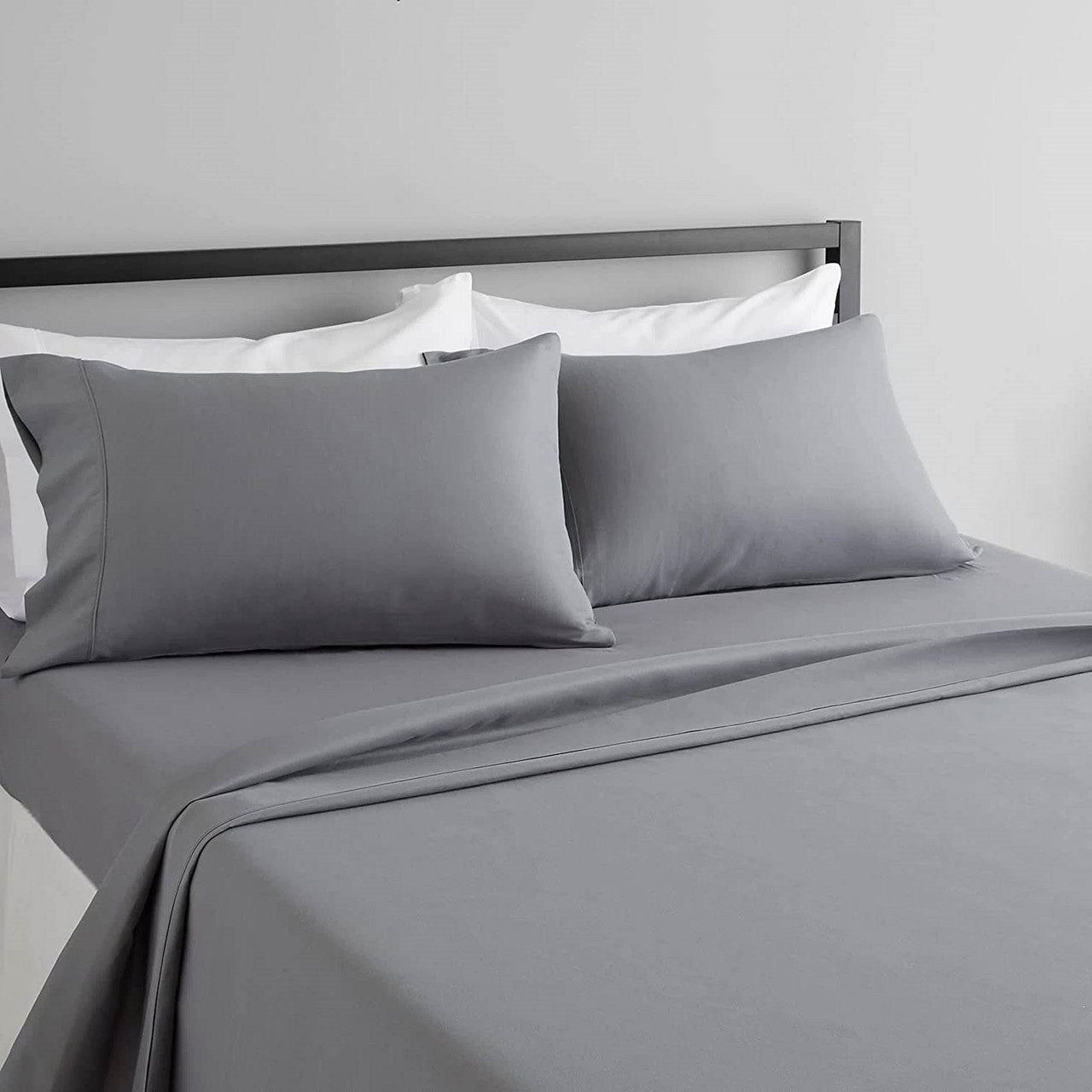 Queen Silver Grey 100-Percent Egyptian Cotton 1000 Thread Count Sheet Set-1