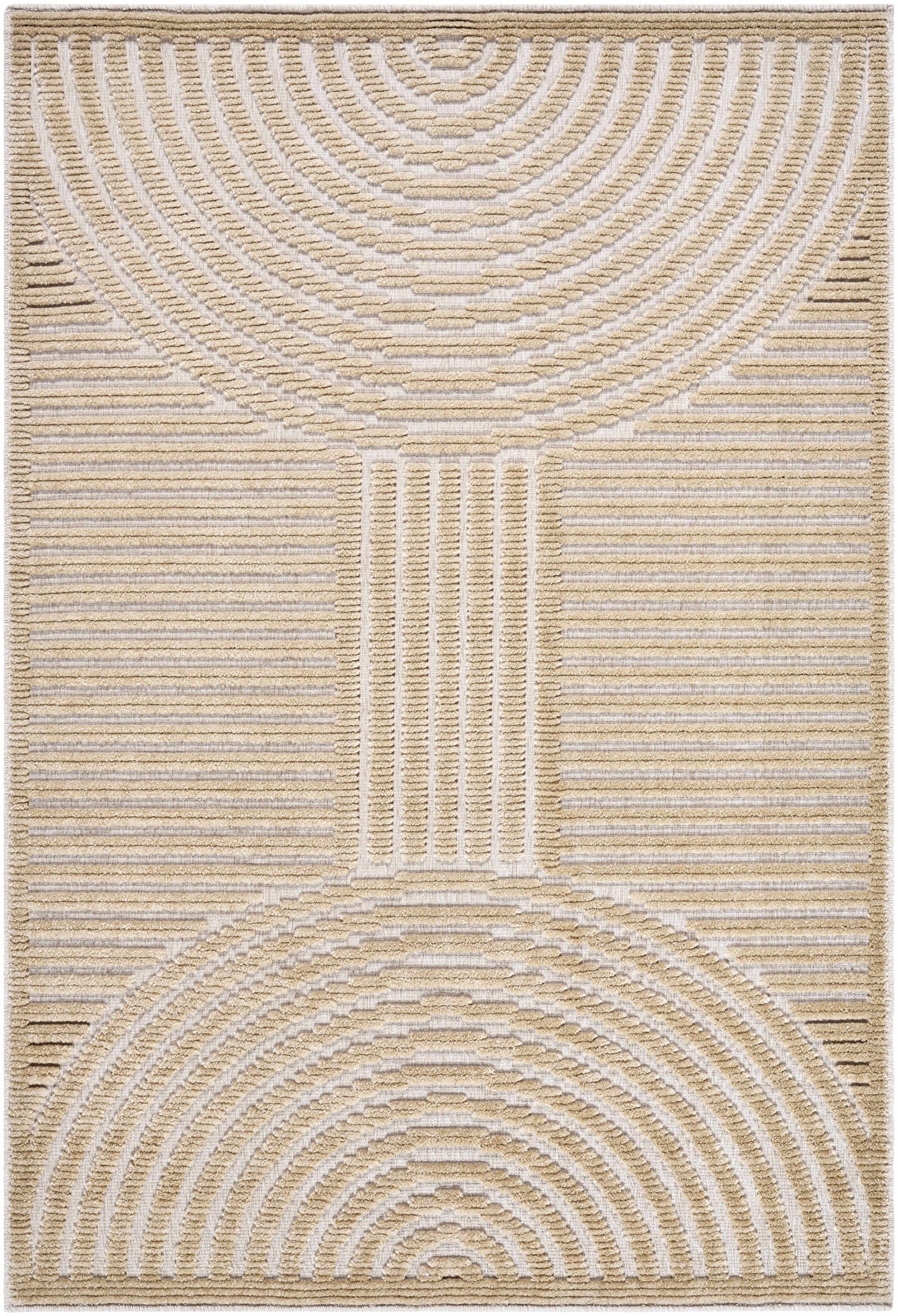 Deron Beige Washable Area Rug-1