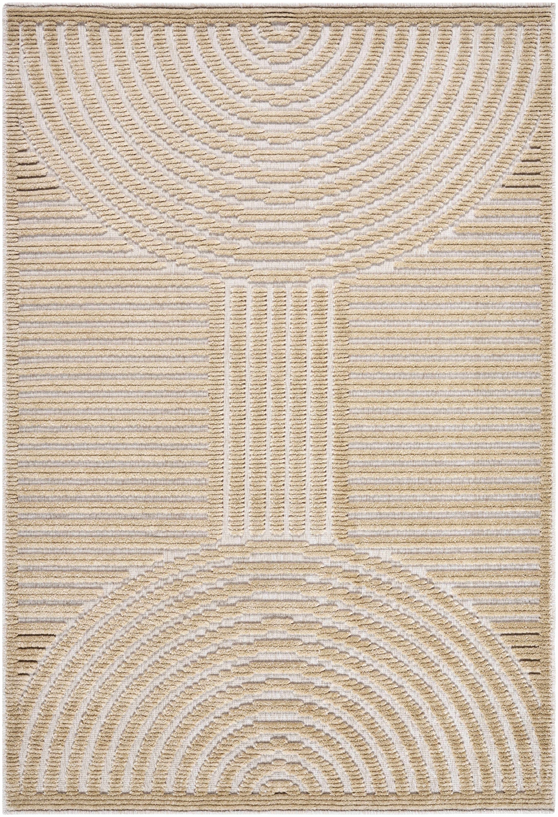 Deron Beige Washable Area Rug-1
