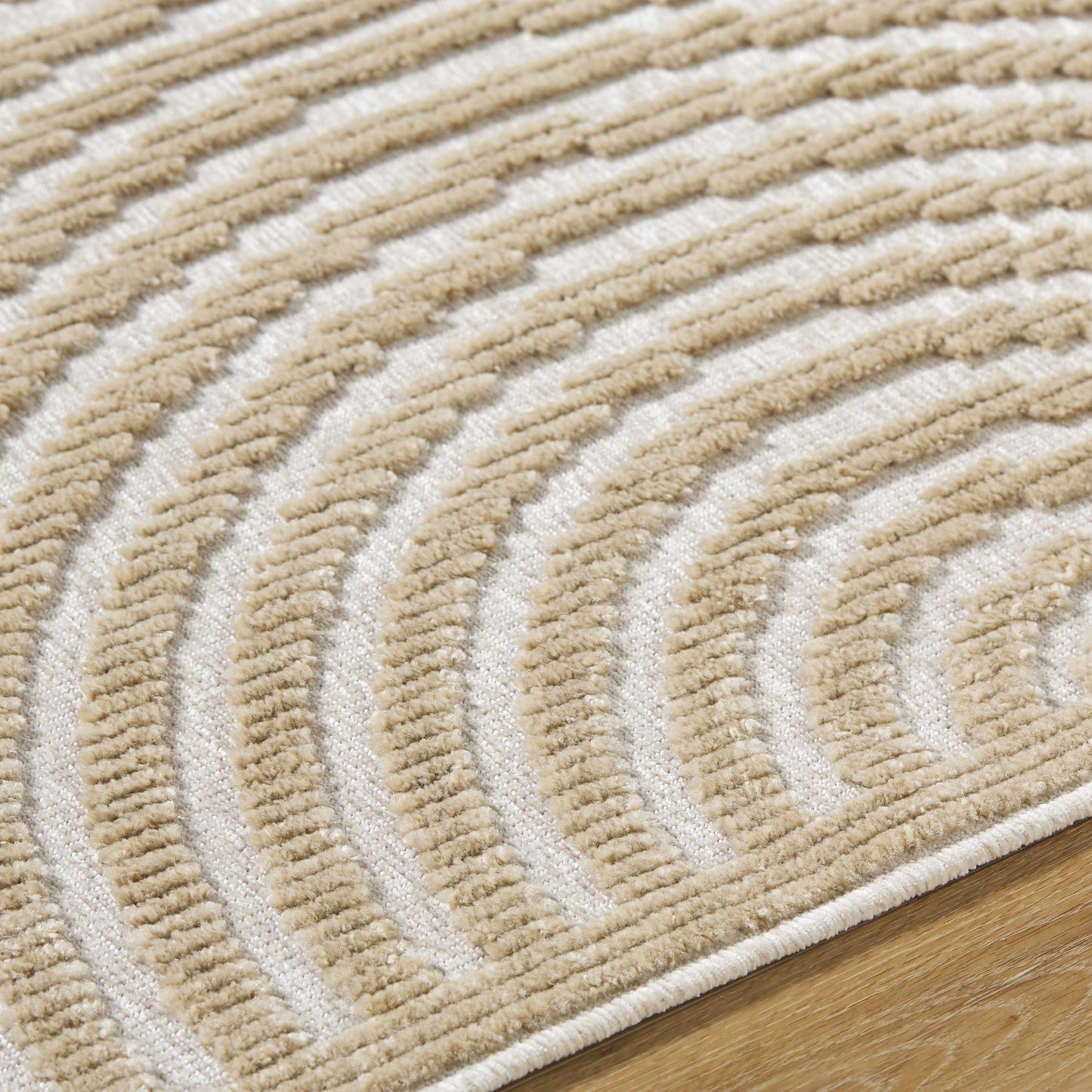 Deron Beige Washable Area Rug-5