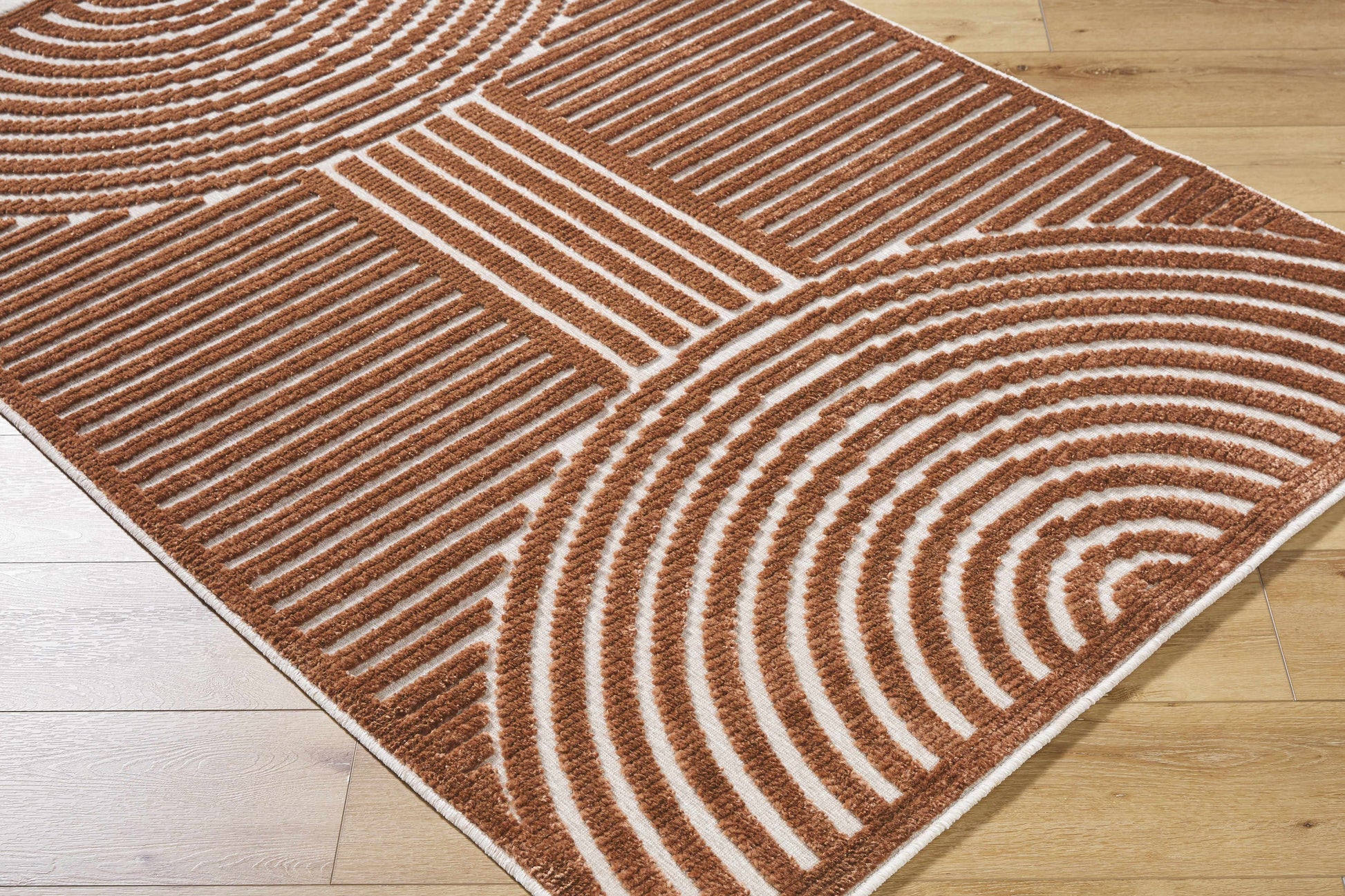 Deron Brown Washable Area Rug-2