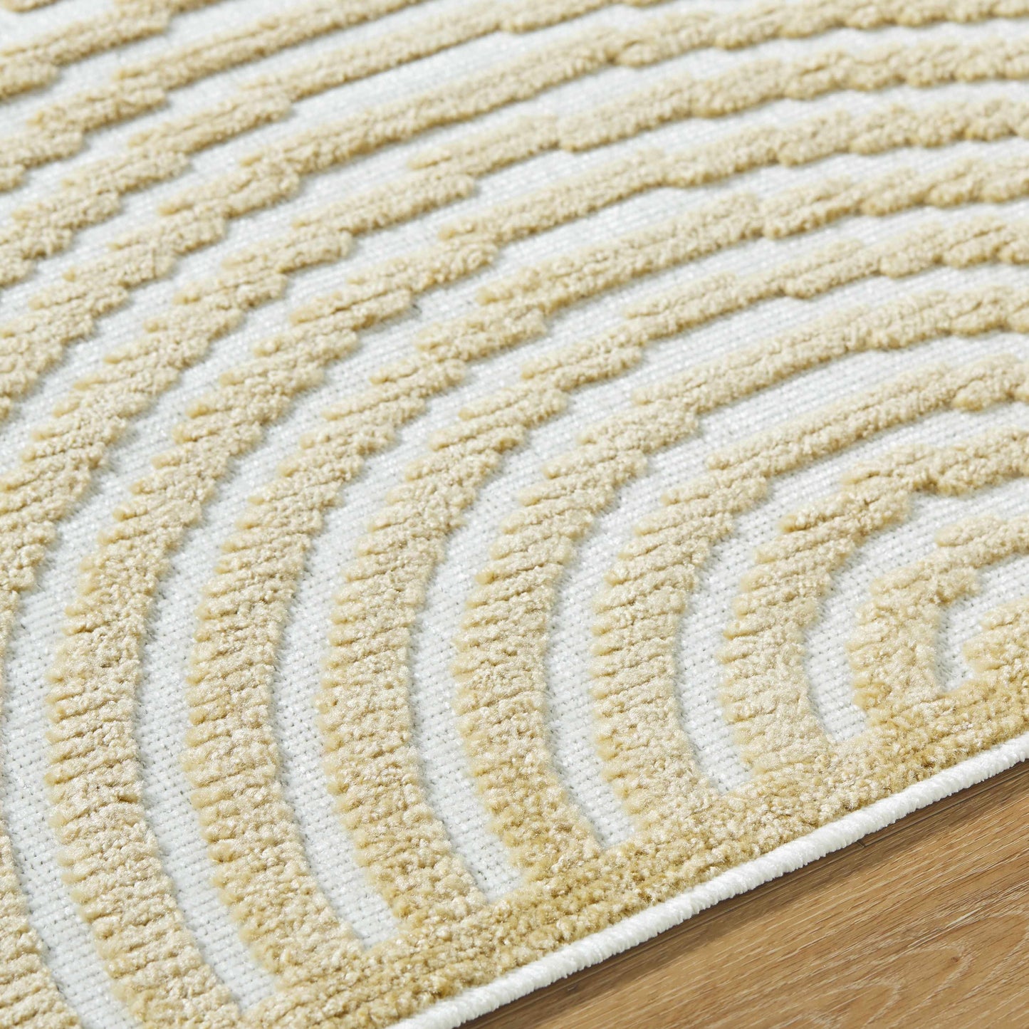 Deron Mustard Washable Area Rug-5