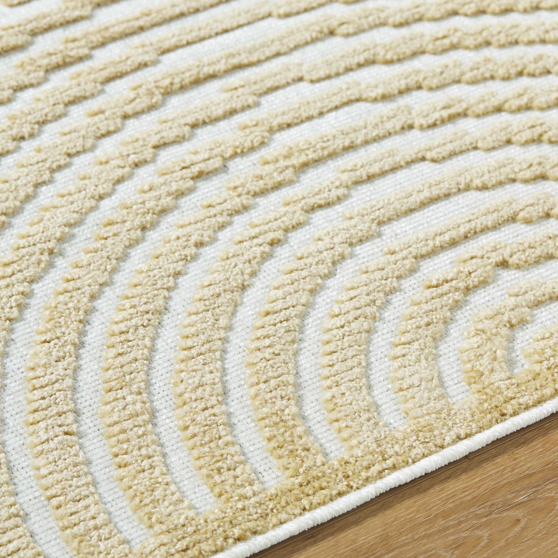 Deron Mustard Washable Area Rug-5