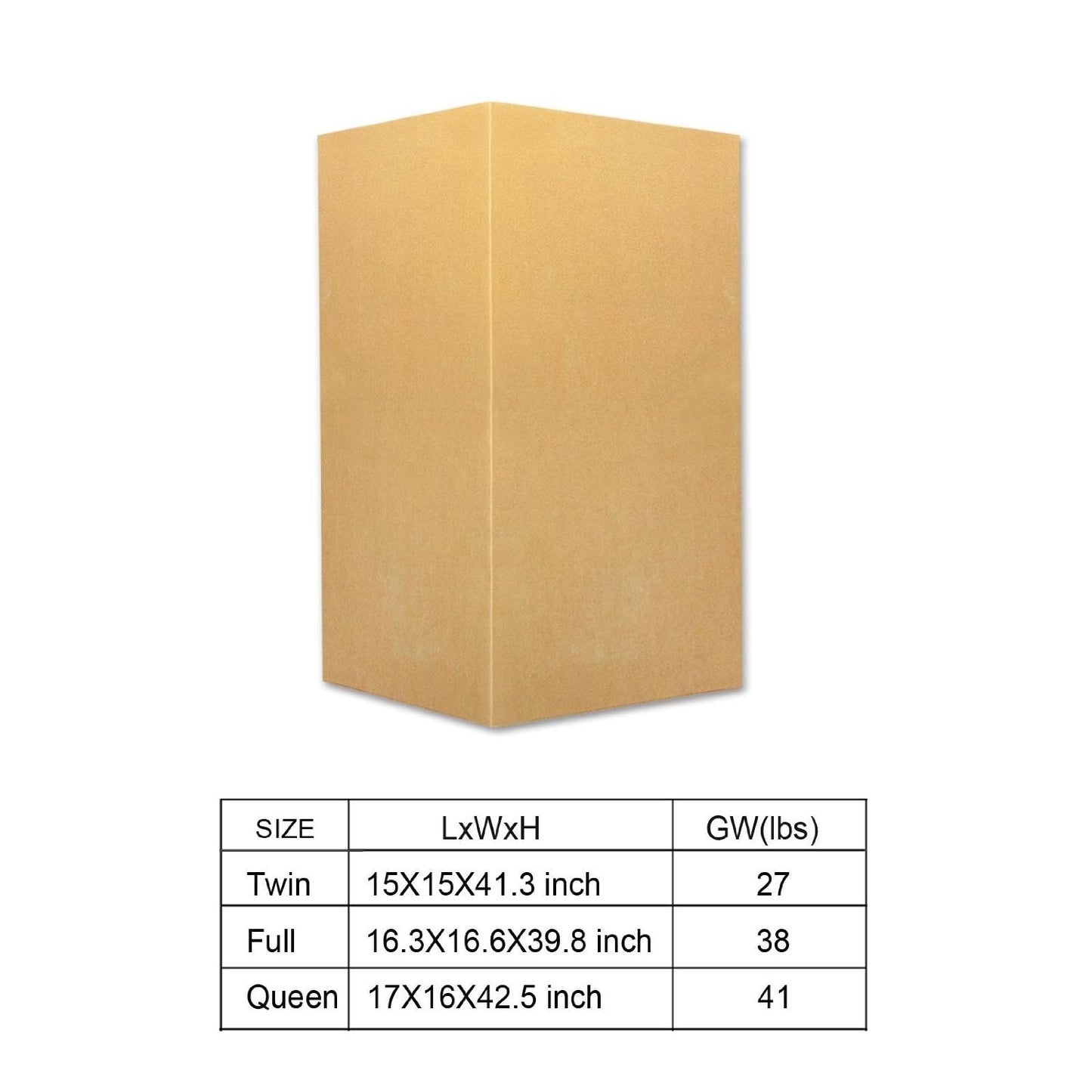 Full size 6-inch Thick Memory Foam Mattress with Washable Cover-4