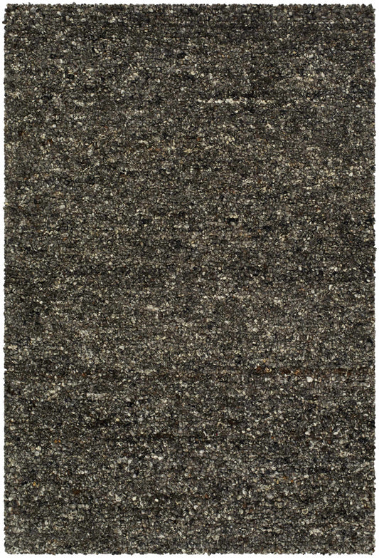 Sample Sevan Black Wool Area Rug-0