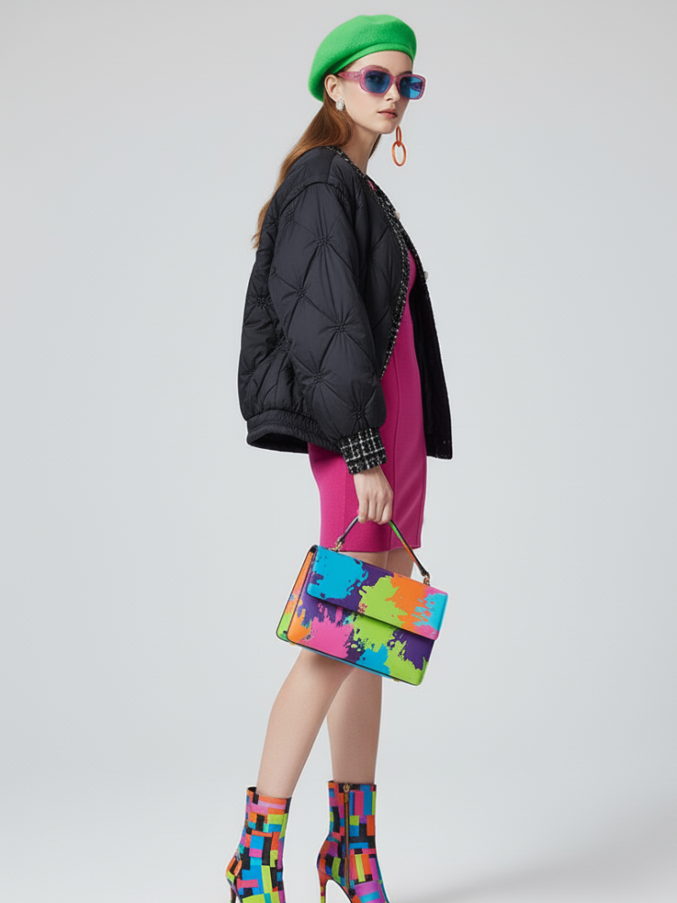 SOHO Hybrid Bomber-Tweed Jacket BYMANYC ® New York-0